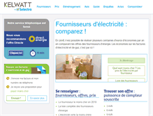 Tablet Screenshot of kelwatt.fr